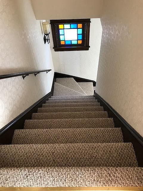 Front entrance stairs.