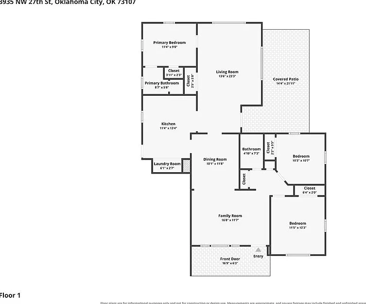 3 bed, 1.5 bath, 1393 sqft, $1,335 — Photo 2