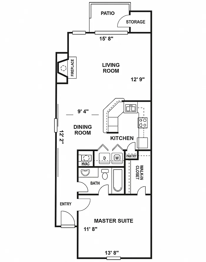 Floor plan The Clayton