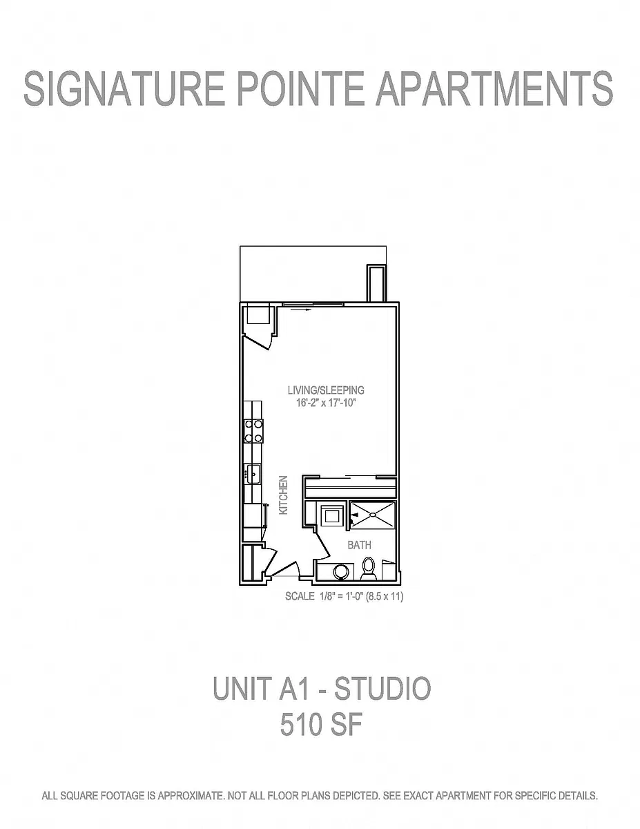 Floor plan Style A1 (Surface Parking)
