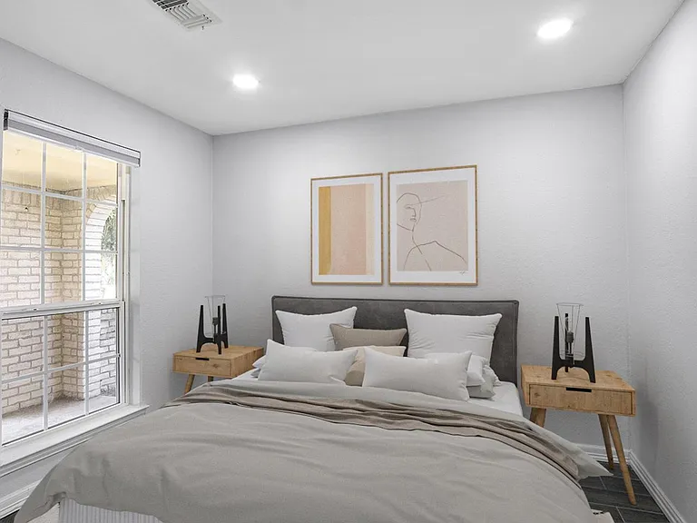 Bedroom 5. This image shows a virtually furnished space. Bedrooms come unfurnished.
