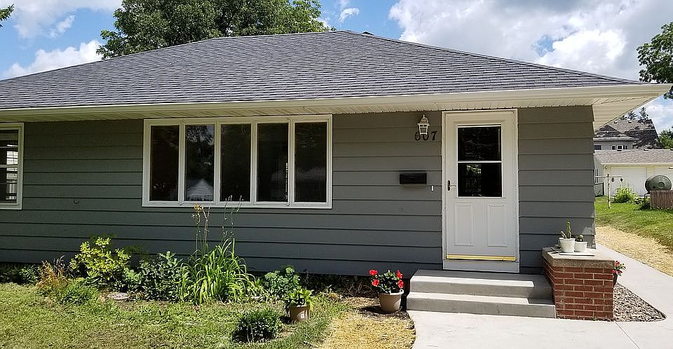 New gutters ,steps & front door