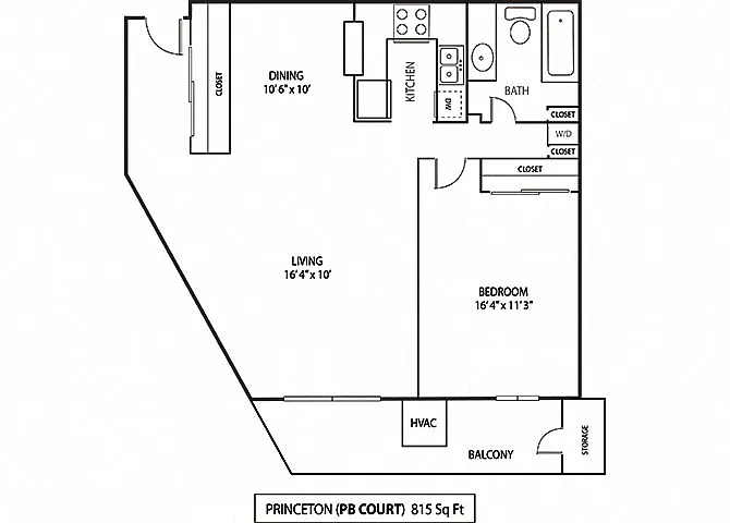 Floor plan Princeton & Purdue