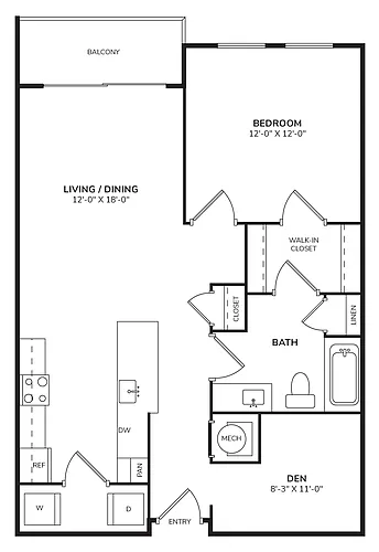 Floor plan A3 - The Note
