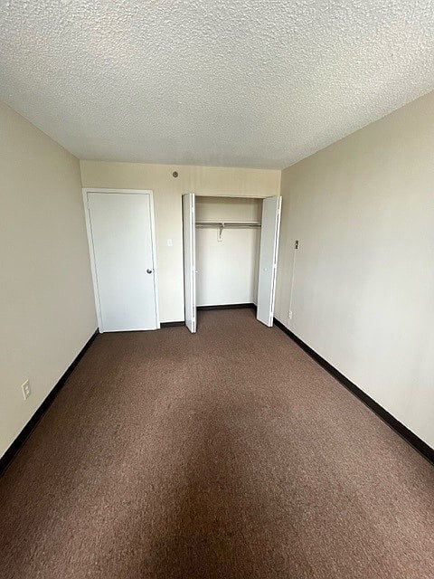 bedroom and view of closet