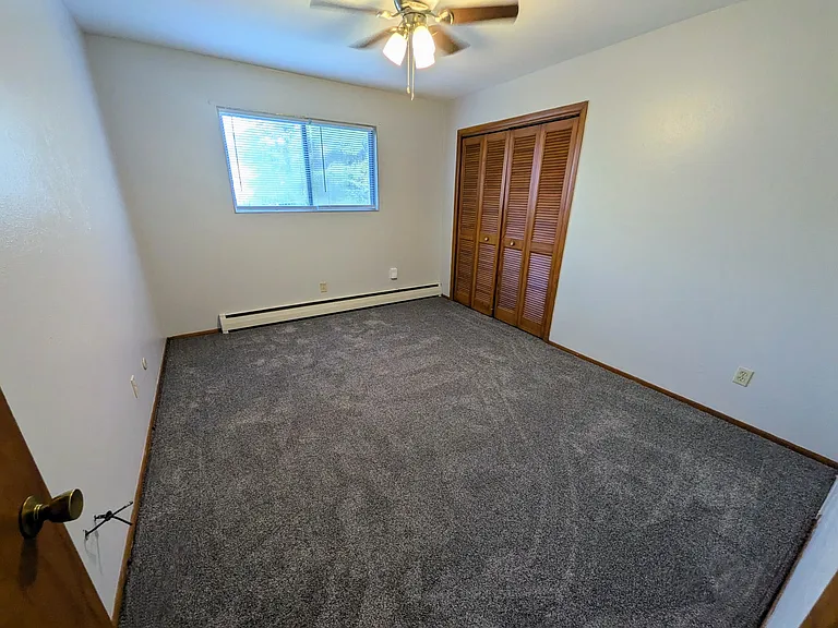 Bedroom and closet