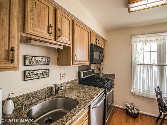 Kitchen brightened by picture window