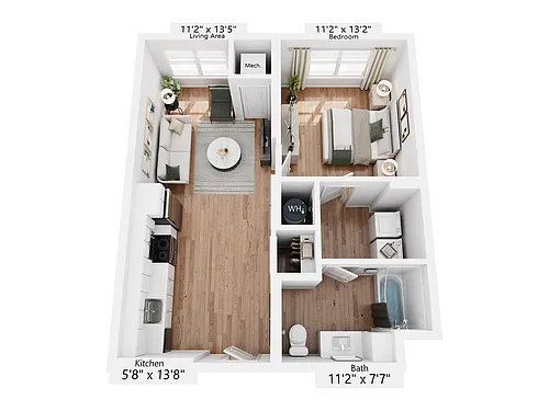 Floor plan A1H