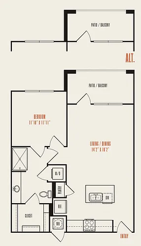 Floor plan A1G