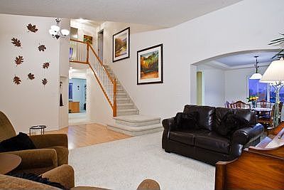 Living room and foyer