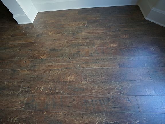 close up new faux hdwd floor