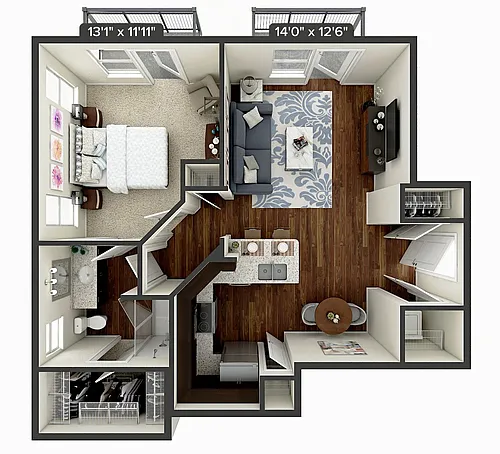 Floor plan A1-627