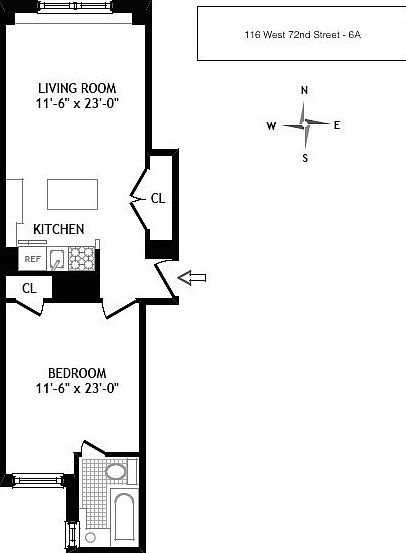 1st image of 116 W 72nd St APT 6A