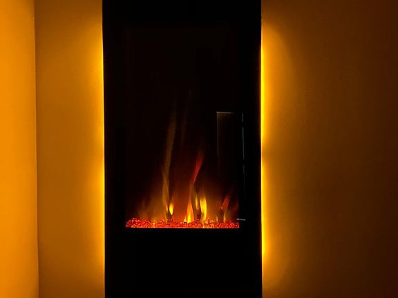 Wall fireplace