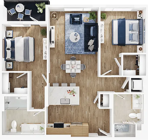 Floor plan B1