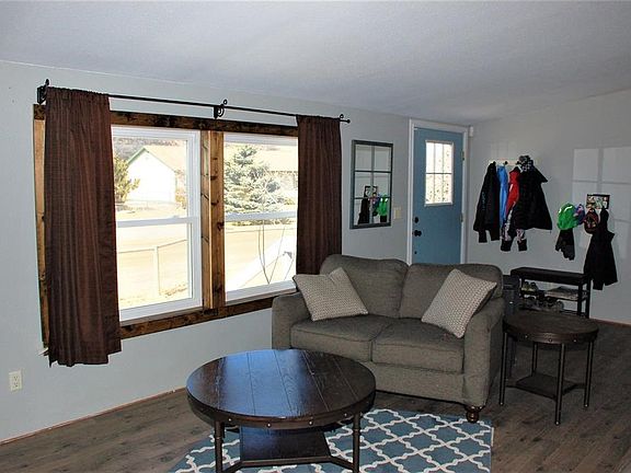 Living room and front entrance