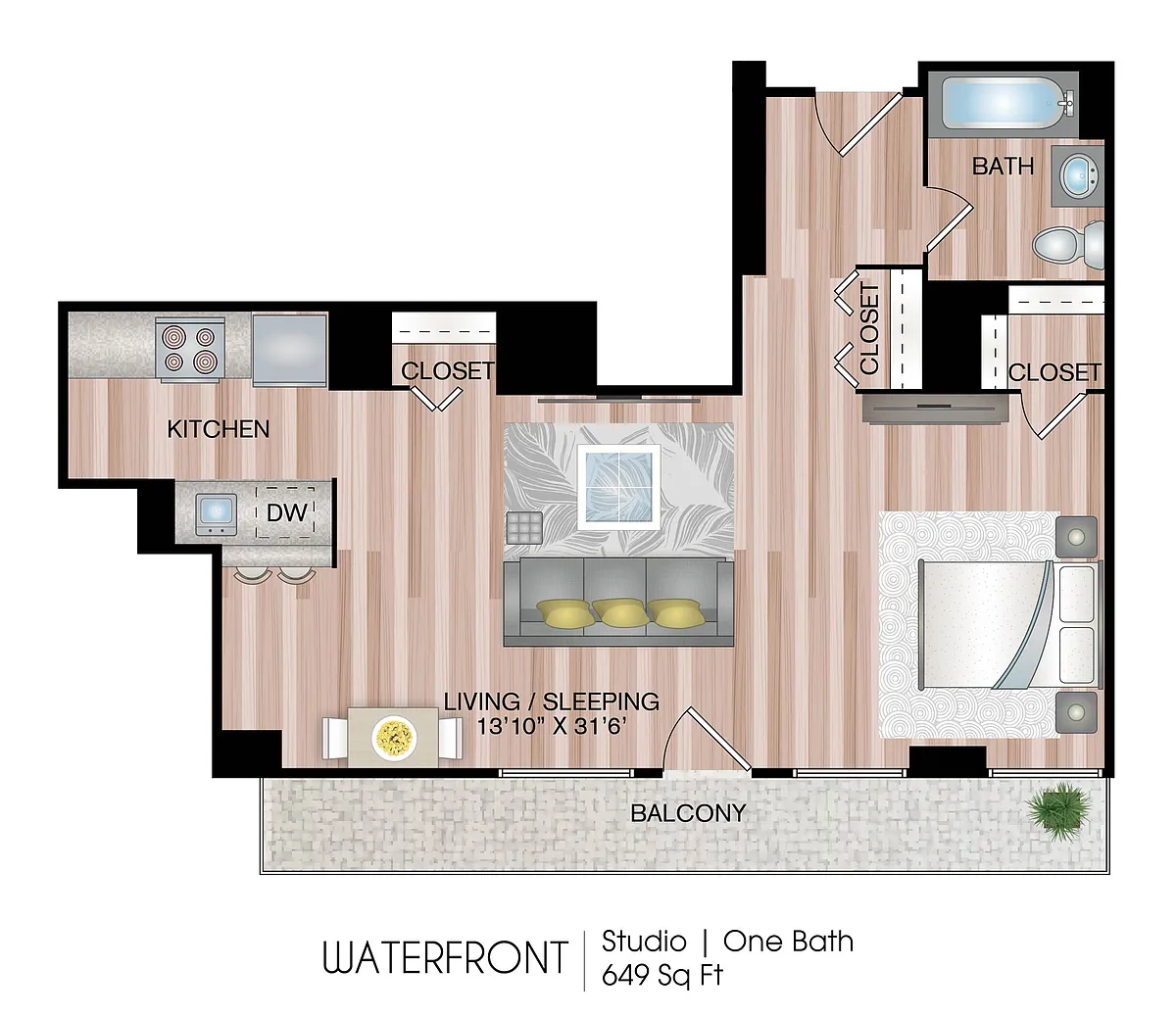 Floor plan Waterfront