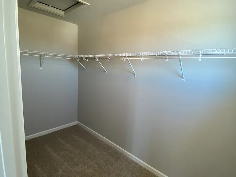 Primary walk-in closet