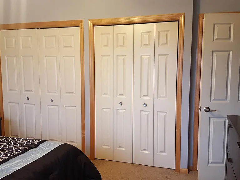 Master Bedroom Double Closets