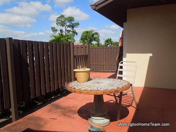 Fenced Patio