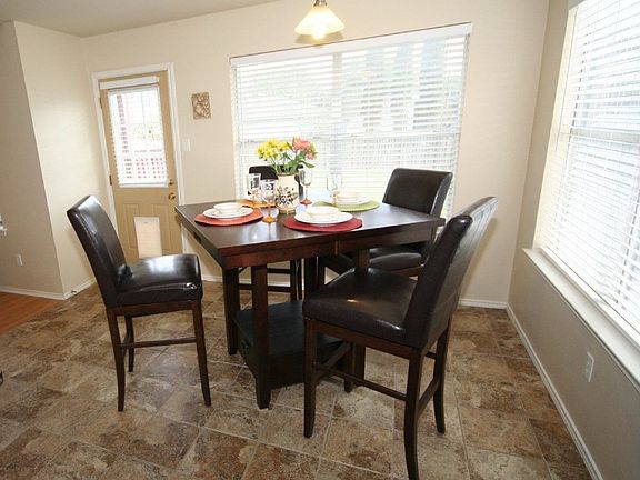 Dining Room Just Off Kitchen, Hard Tile,