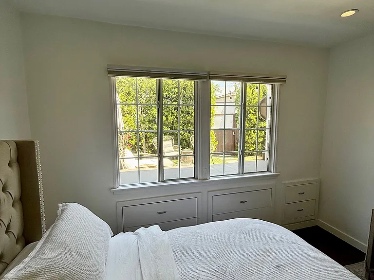 king size bed in primary bedroom