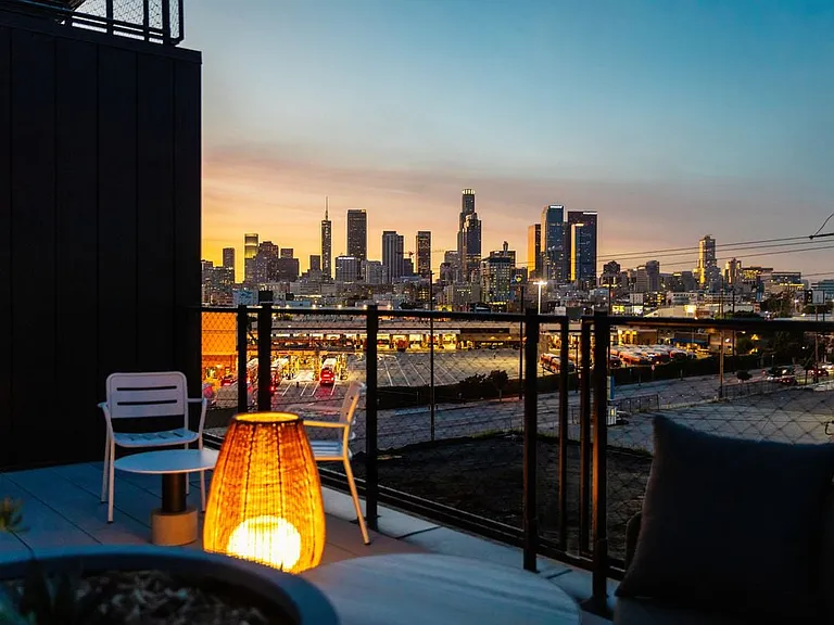Rooftop terrace views