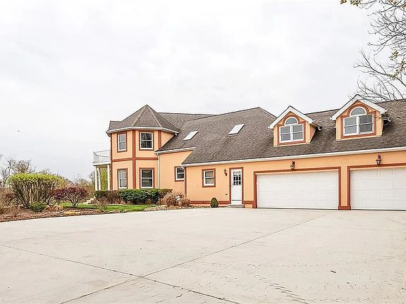 3 car garage new cement driv