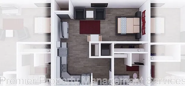 Studio, 1.0 bath, 534 sqft, $975 — Photo 4