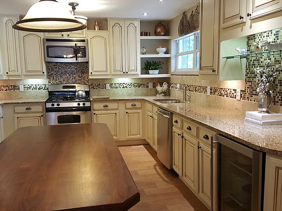 Mohogany kitchen island