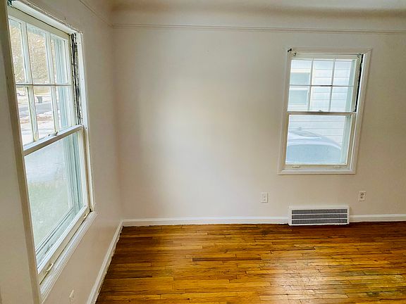Living room with beautiful hardwood floors