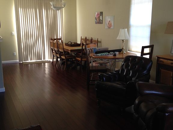 open concept living/dining/kitchen