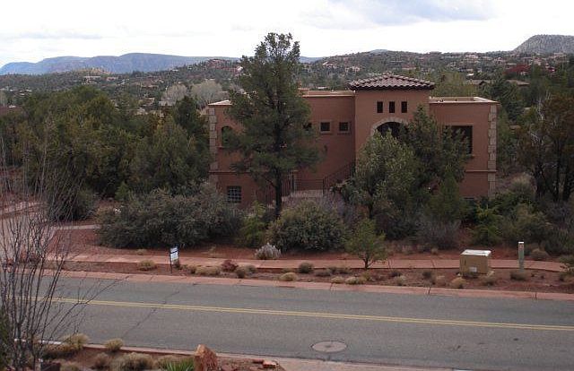 View of the house from across the street.