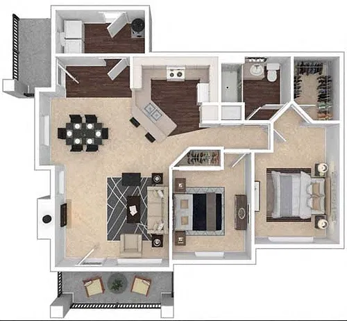 Floor plan 2X1 B3
