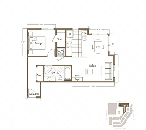 Floor plan A13