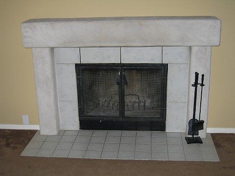 Custom fireplace doors