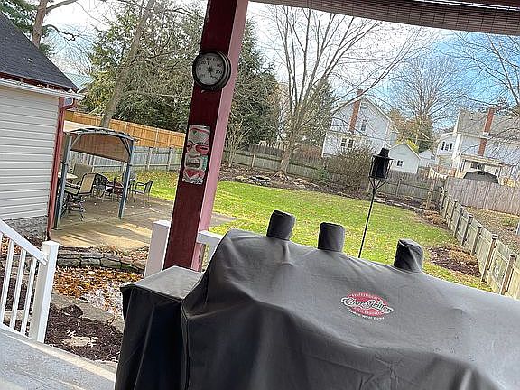 View from back porch 