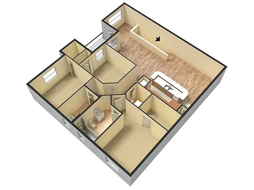 Floor plan 3 Premier Terrace