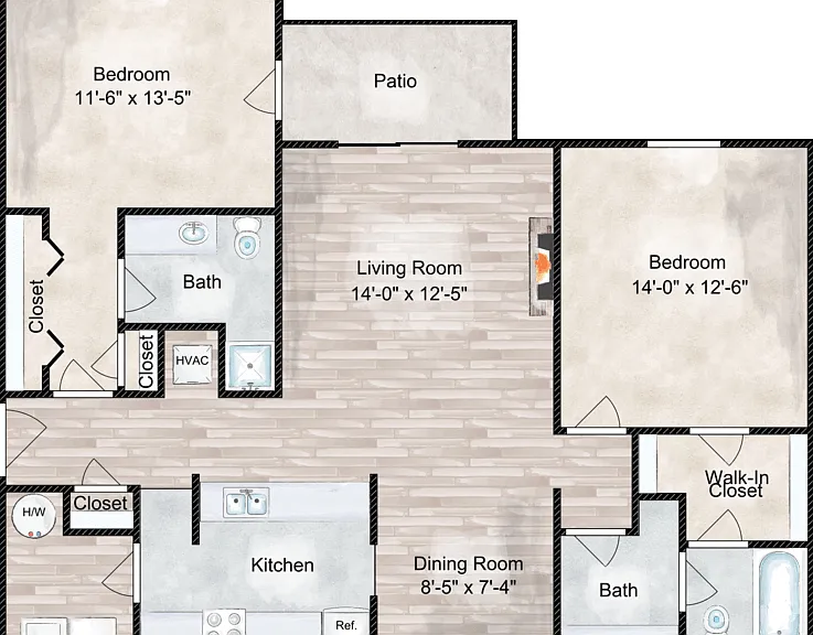 Woodbridge Floorplan Diagram