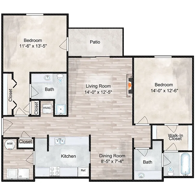 Floor plan Woodbridge