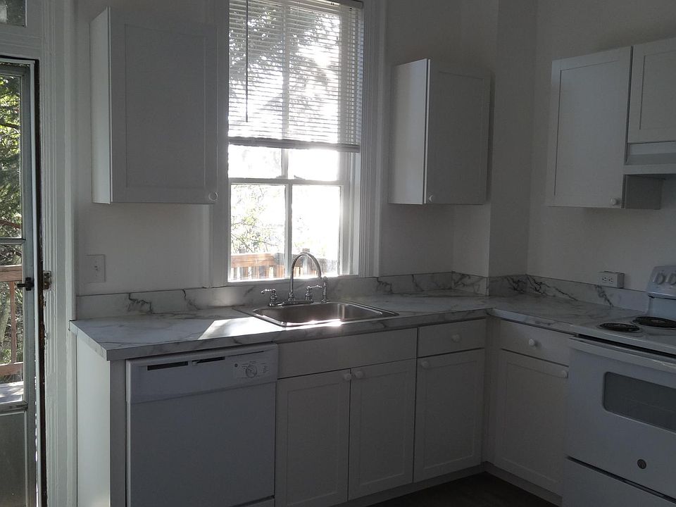Kitchen with access to private deck