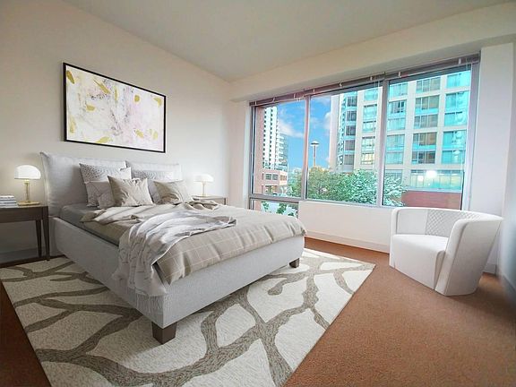 Master Bedroom with space needle view