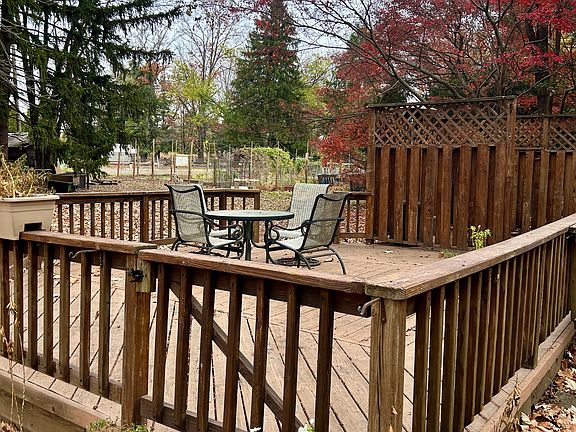 Deck and patio furniture