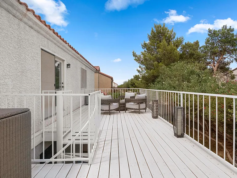 Upper patio