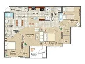 Floor plan ORCHID