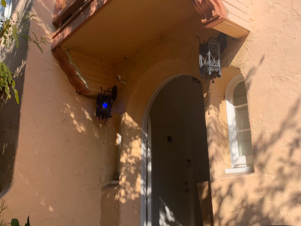 Front door entry to apartments