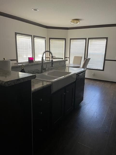 I love the open floor plan, for evening suppers with children doing homework at the counter or family functions and entertaining.