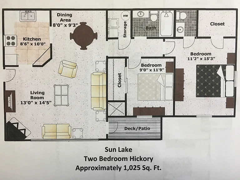 Hickory Floorplan at Sun Lake in Chaska