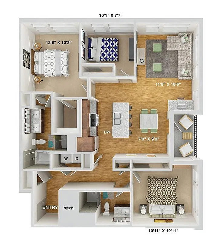 Floor plan C1