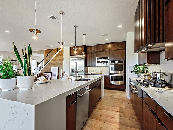 Well designed kitchen offers plenty of cabinet storage